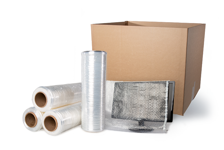 Corrugated & Packing Supplies, Moving Boxes, Bins, & Packing Paper